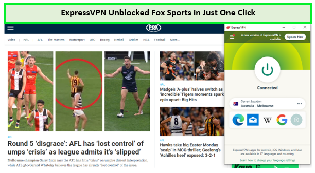 ExpressVPN - Best VPN to Watch Fox Sports in New Zealand 