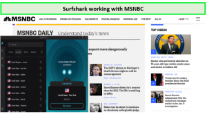 Surfshark working with MSNBC