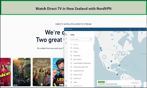 Watch Direct TV in New Zealand with NordVPN