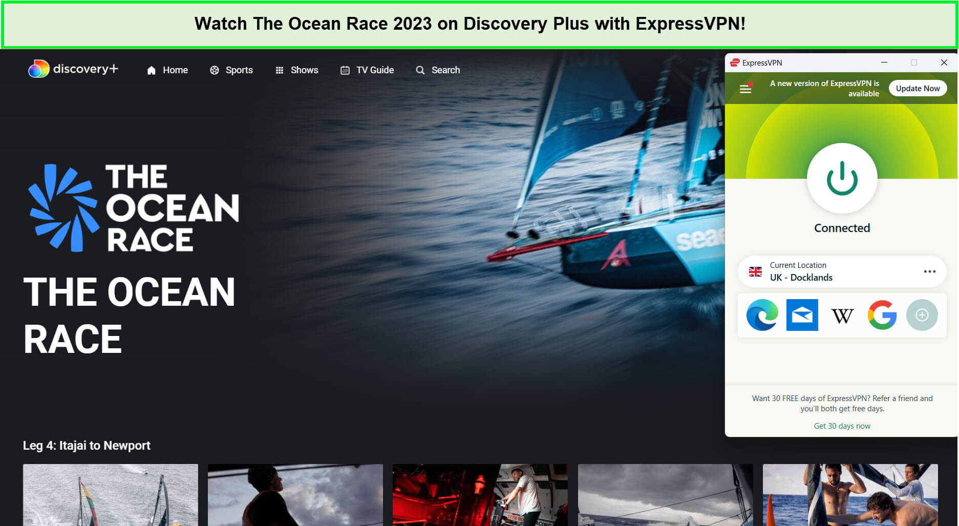 expressvpn-unblocks-the-ocean-race-on-discovery-plus-in-new-zealand