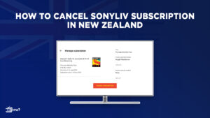 How do I cancel my free trial on SonyLiv