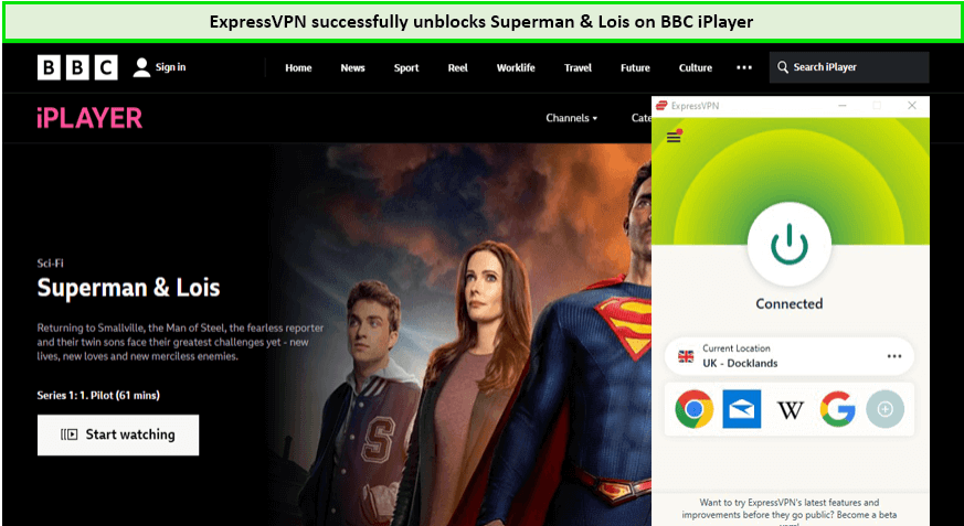 expressVPN-unblocks-the-superman-and-lois-on-BBC-iPlayer